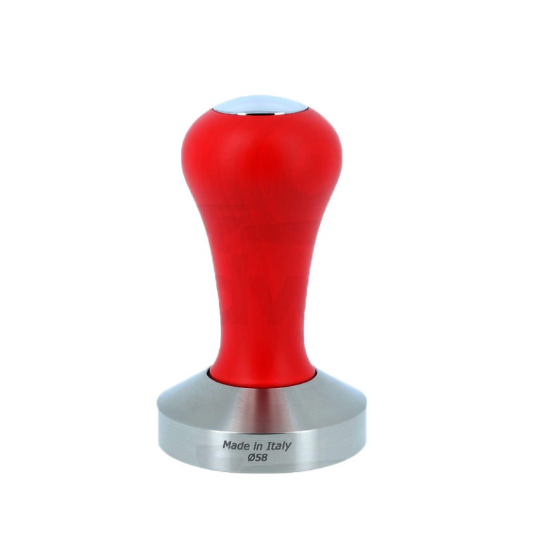 Red Lacquered Coffee Tamper 58mm